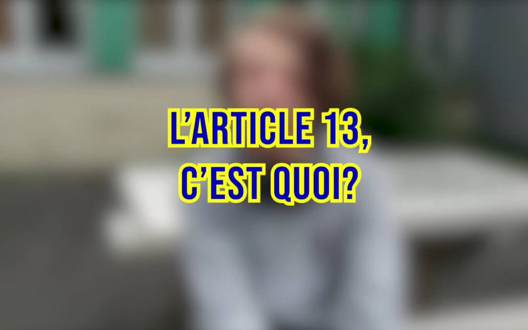 L’ ARTICLE 13 [L’Europe du quotidien Épisode 2/4]